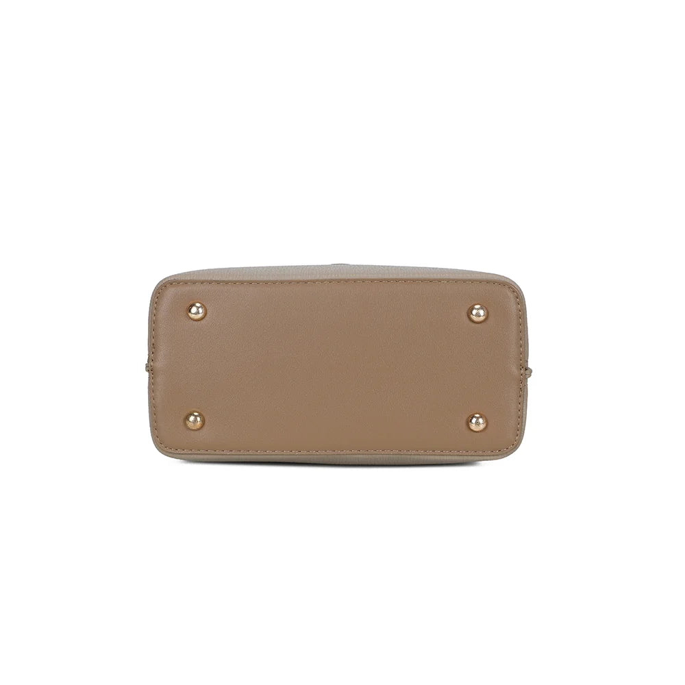 Dessous du Florentin taupe, base nette au format compact de 23,5 × 11 cm – réf. A-9121-1