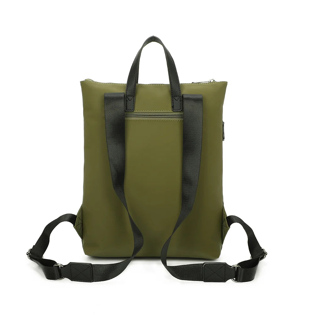 Dos du Folder kaki avec ses deux bretelles noires réglables pour un port confortable sur le dos – réf. Z-83044