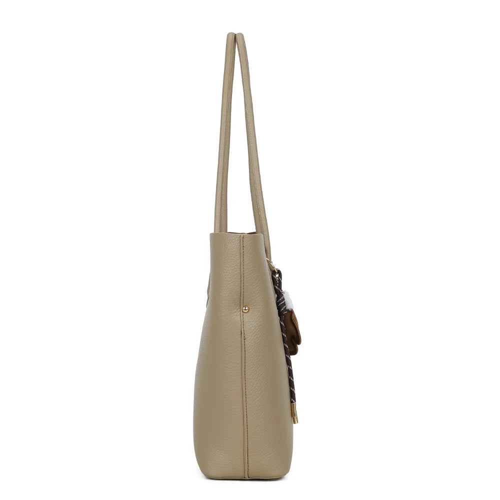 Profil du Hudson coloris taupe foncé : 11 cm de profondeur et petit rivet doré sur le côté – réf. R-2054