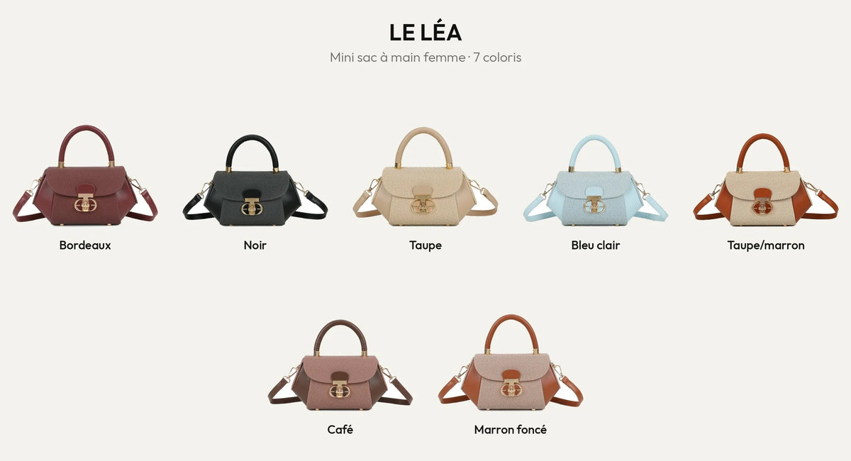 Mini sac à main Le Léa dans ses 7 coloris – Gallantry Paris – réf. YL-26008