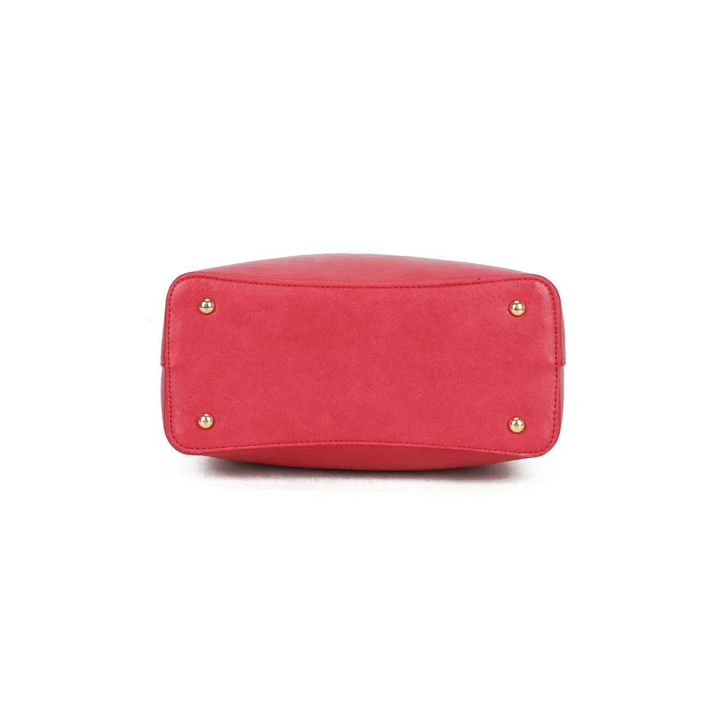 Dessous du Majestueux rouge, une base qui garde au sac seau sa silhouette bien posée – réf. DQ-7500