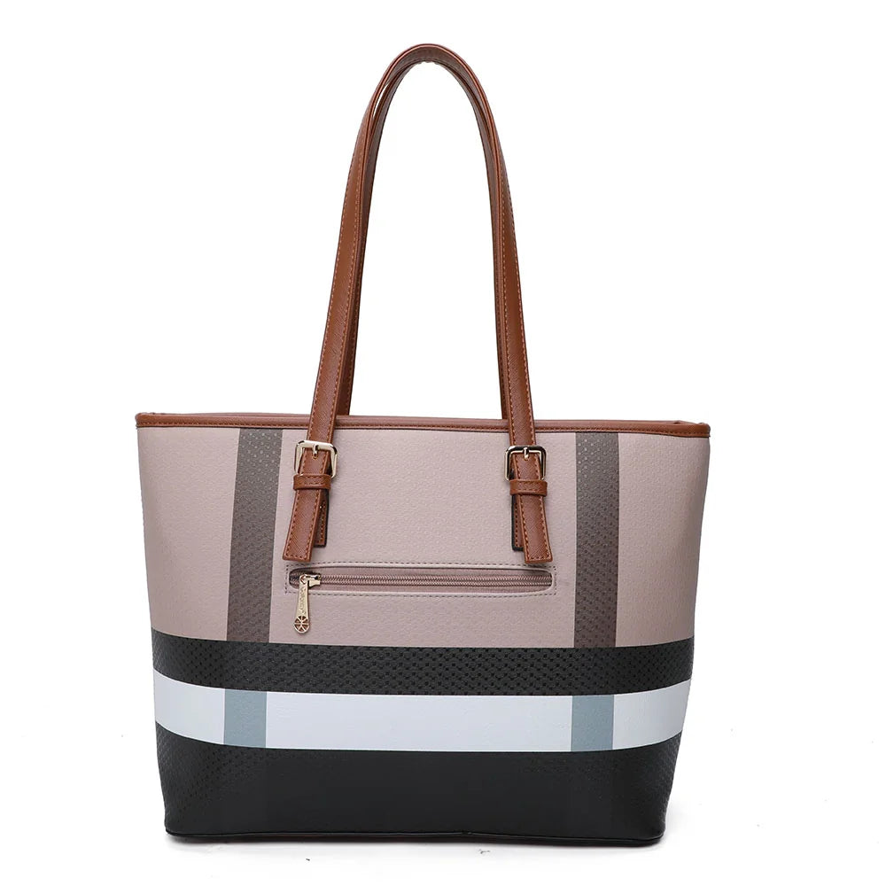 Dos du Le Marély taupe/marron avec sa poche zippée extérieure pour les petits indispensables – réf. G-7419