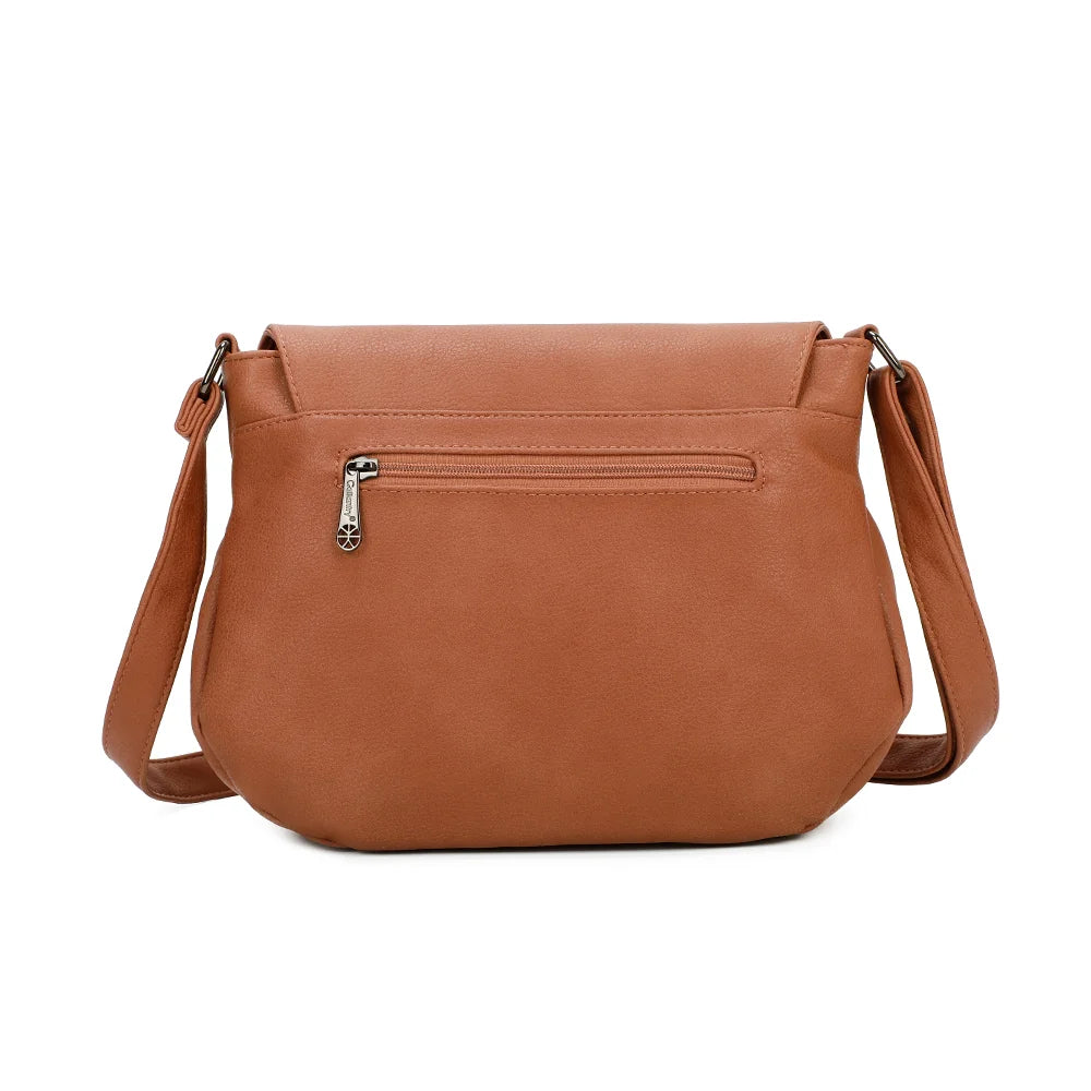 Dos du Naël rose foncé avec sa poche zippée pour garder vos essentiels à portée de main – réf. HJ-304A