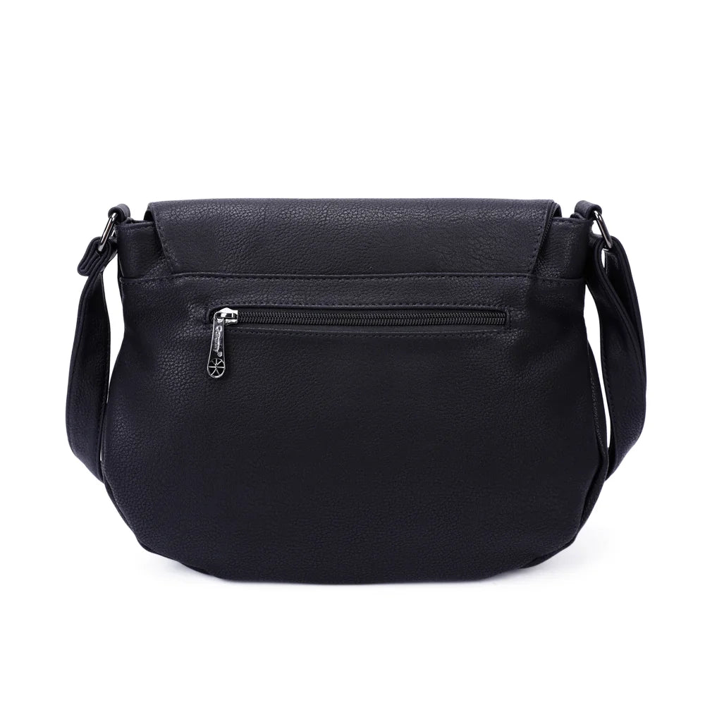 Dos du Naël noir avec sa poche zippée pour garder vos essentiels à portée de main – réf. HJ-304A