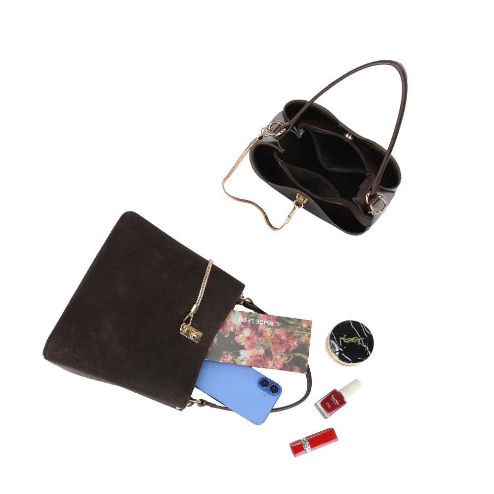 Intérieur du Noctis café : compartiment central zippé pour ranger les essentiels – réf. G-7504-2
