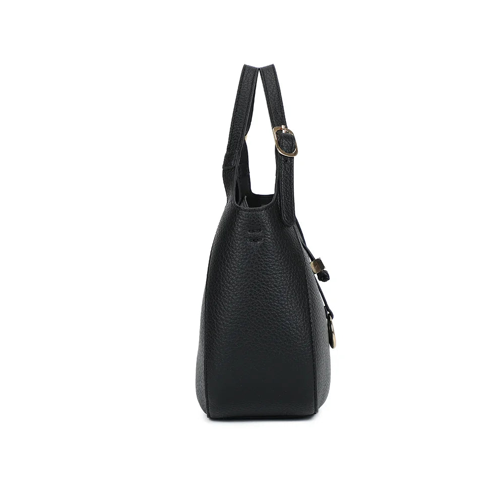 Profil du Le Nolan noir : forme arrondie compacte de 10 cm de profondeur – réf. KJ-62098