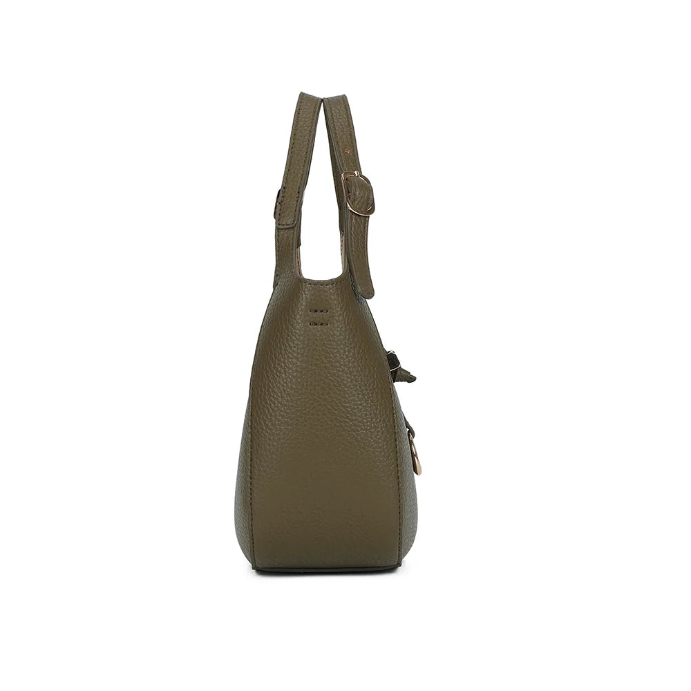 Profil du Le Nolan vert foncé : forme arrondie compacte de 10 cm de profondeur – réf. KJ-62098