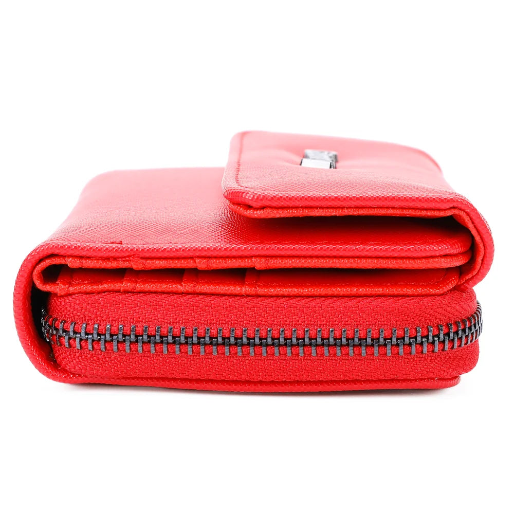 Profil du Petit Complice rouge : 4 cm d’épaisseur seulement, facile à glisser dans un sac – réf. L-29-1