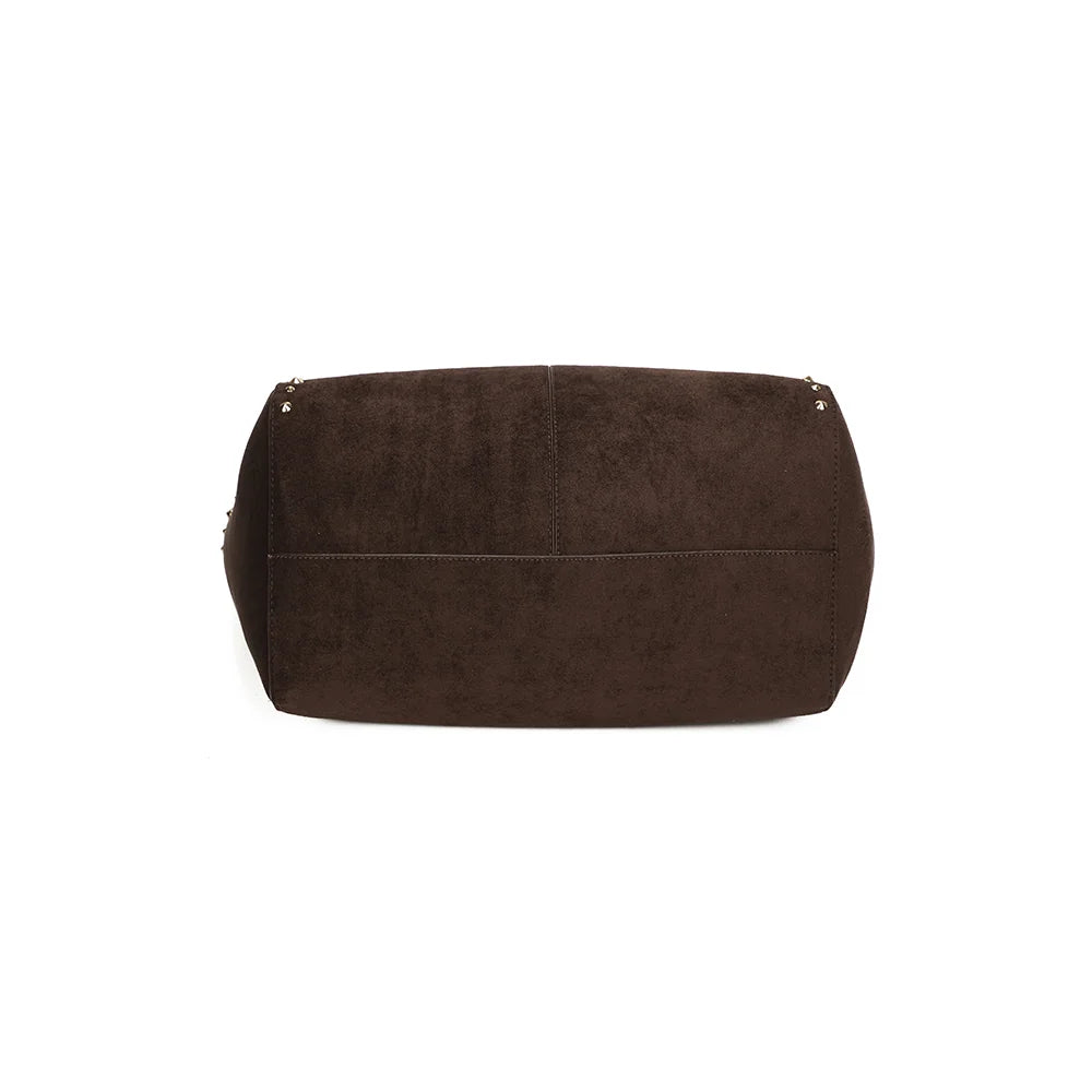 Dessous du cabas Le Rivana coffee, une base large et stable pour le quotidien – réf. M-9457-AIR