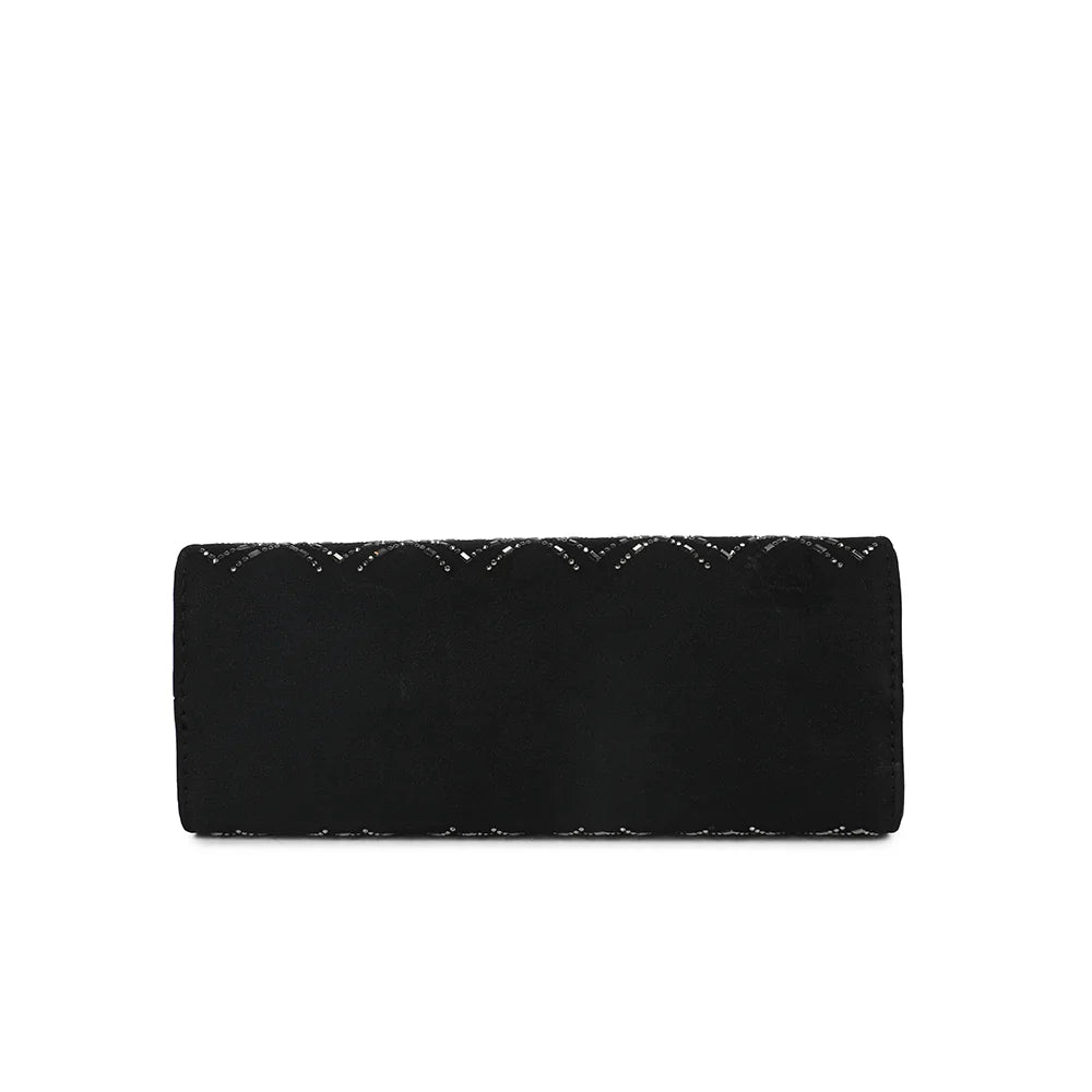 Dessous du sac Le Sélène noir, base nette qui prolonge sa silhouette structurée – réf. C-0169-9