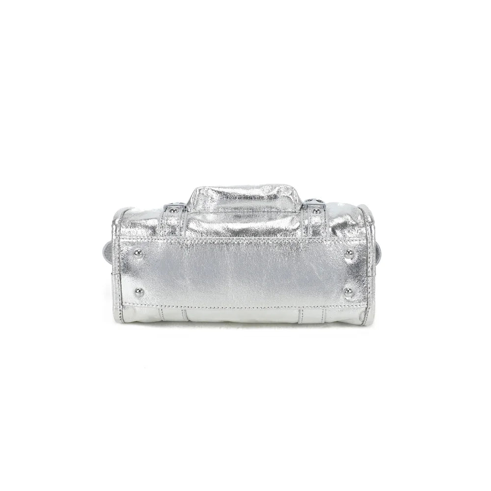 Dessous du Skyla Brillant argent, format compact de 25 × 10 cm à la base – réf. Z-1979-A