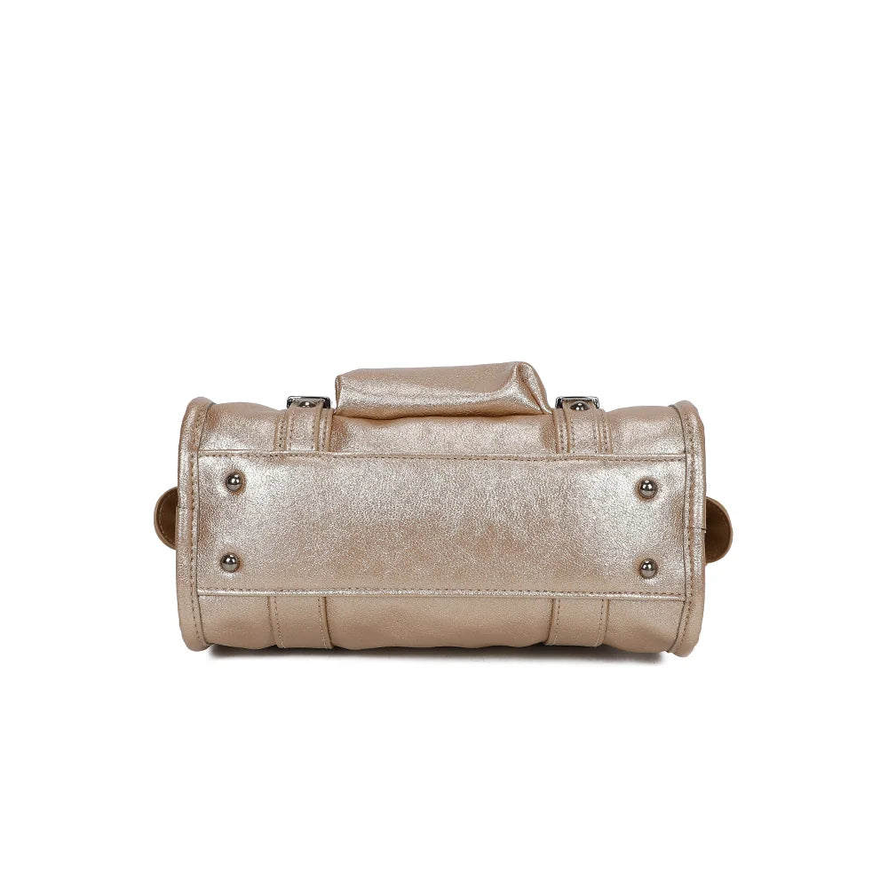 Dessous du Skyla Brillant champagne, format compact de 25 × 10 cm à la base – réf. Z-1979-A