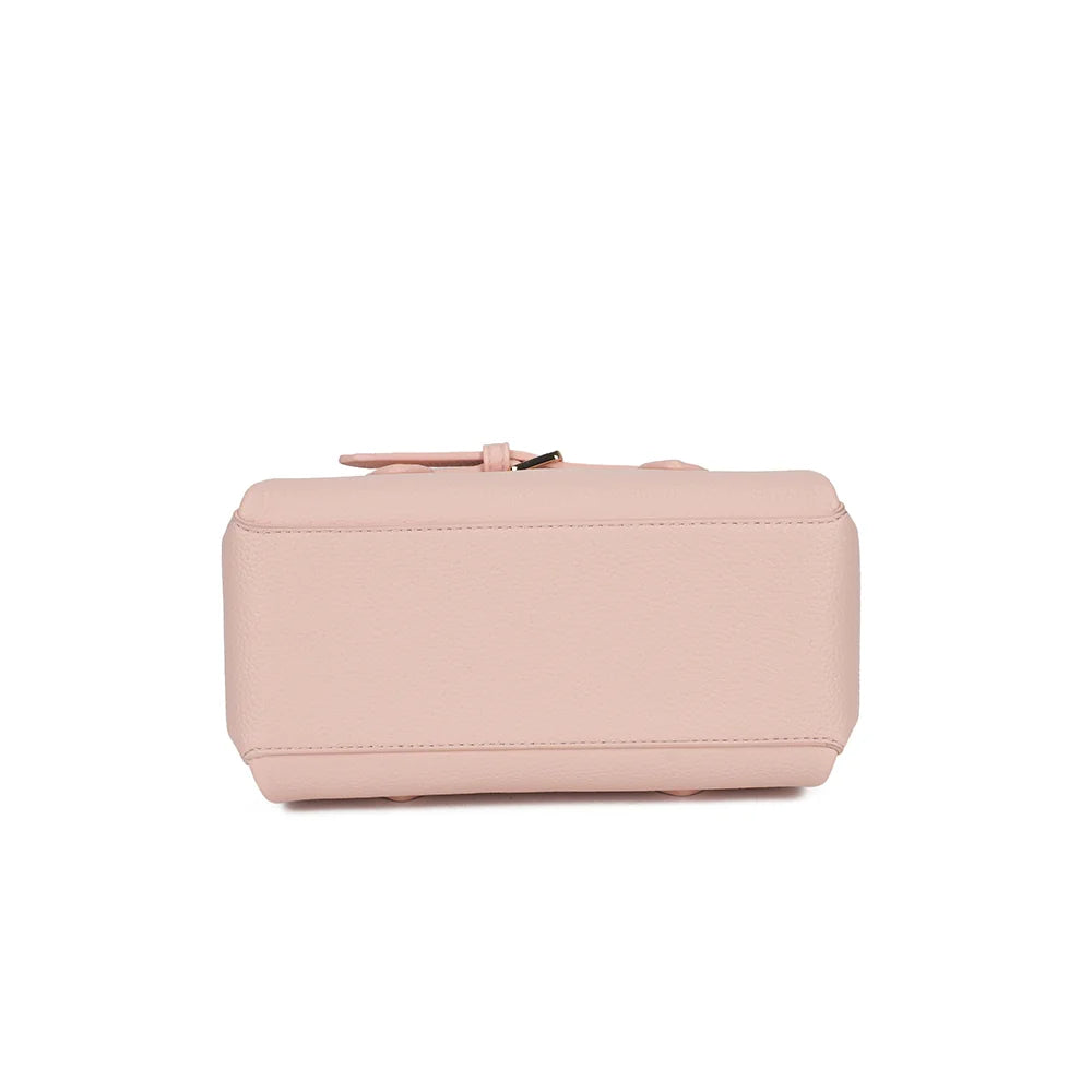 Dessous du Le Soft Glam rose, forme compacte et structurée de 22 × 10 cm – réf. R-2064-1