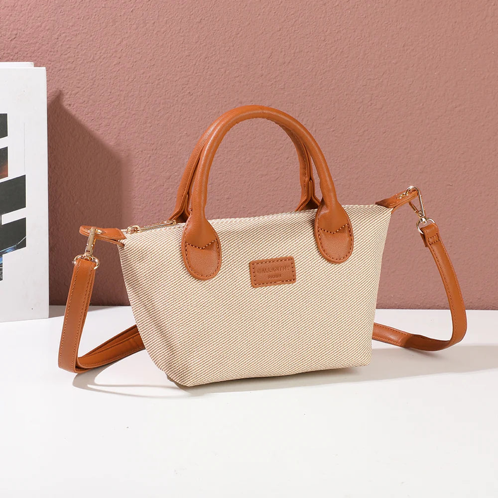 Le Soléa, mini sac à main femme en toile femme – Gallantry Paris – réf. Z-05-5
