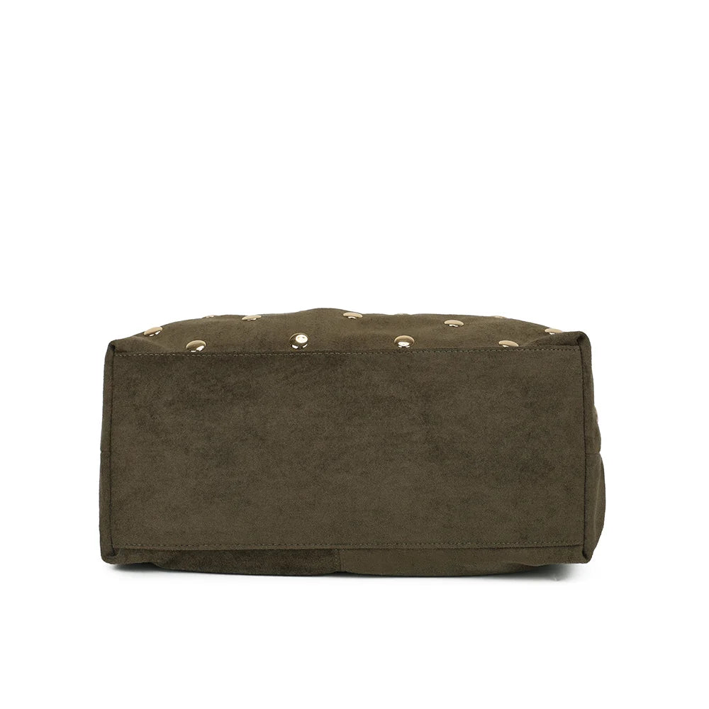 Dessous du Le Sologne vert foncé, une base de 35 × 16 cm pour un volume généreux – réf. R-2067