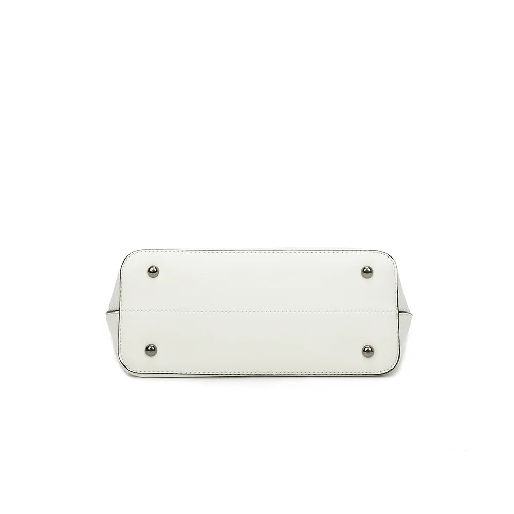 Fond du sac Le Valmire blanc, prolongé par l’empiècement effet reptile – réf. M-9329-26