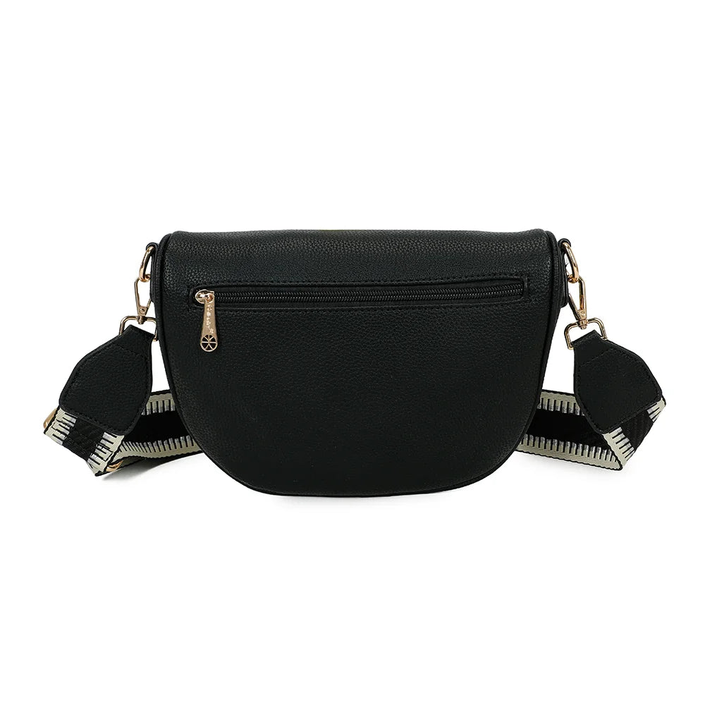 Dos du Léonie noir avec sa poche zippée arrière pour garder l’essentiel à portée de main – réf. Z-83051-8