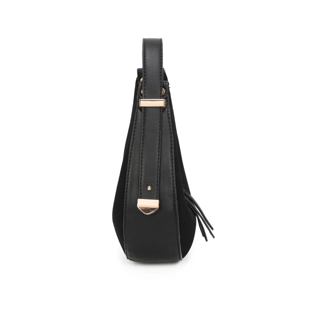 Profil du Luméra noir : 7 cm de profondeur pour une silhouette fine qui se glisse sous le bras – réf. A-9151