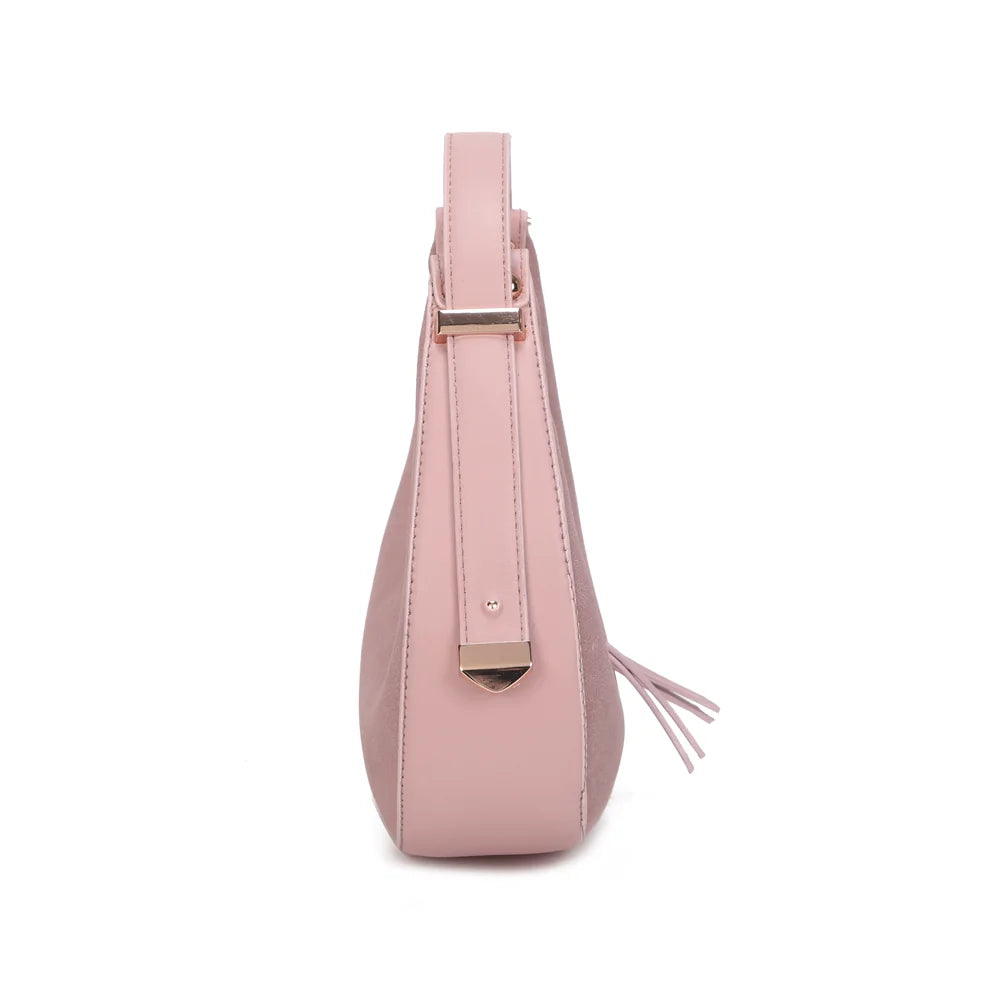 Profil du Luméra rose : 7 cm de profondeur pour une silhouette fine qui se glisse sous le bras – réf. A-9151