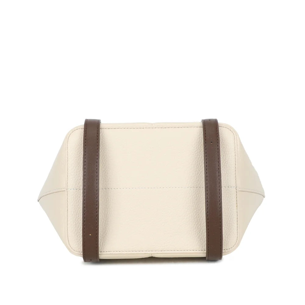 Dessous du Milan Élégance beige/coffee, surface grainée et finitions soignées jusqu’à la base – réf. G-7508