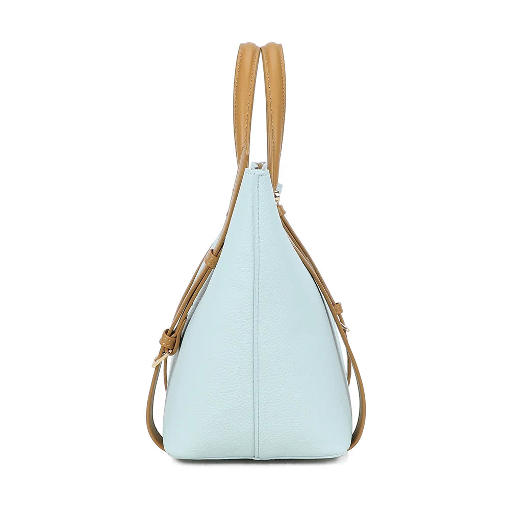 Profil du Milan Élégance bleu clair : 15 cm de profondeur pour ranger vos essentiels du quotidien – réf. G-7508