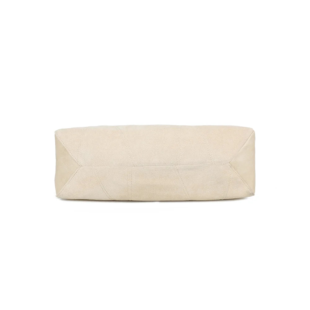 Dessous du sac Milano beige, base stable pour une bonne tenue au quotidien – réf. HS-43002