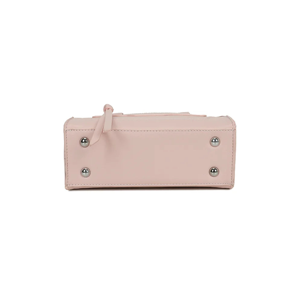 Dessous du Minimal Chic rose, base plate et structurée qui garde le sac bien droit – réf. KJ-62058