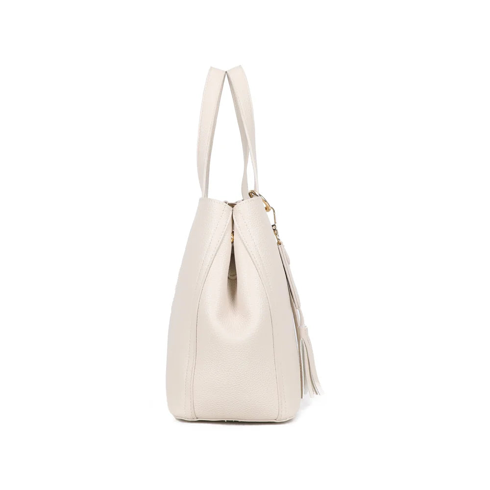 Profil du Mirage beige : volume de 14 cm de profondeur pour ranger les essentiels du quotidien – réf. DG-5814