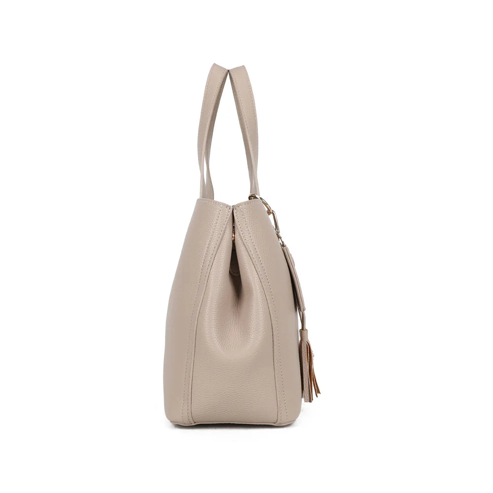 Profil du Mirage taupe : volume de 14 cm de profondeur pour ranger les essentiels du quotidien – réf. DG-5814