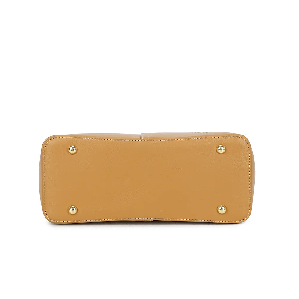 Dessous du Modern Lady kaki : base plate qui permet au sac de tenir droit – réf. DQ-8725