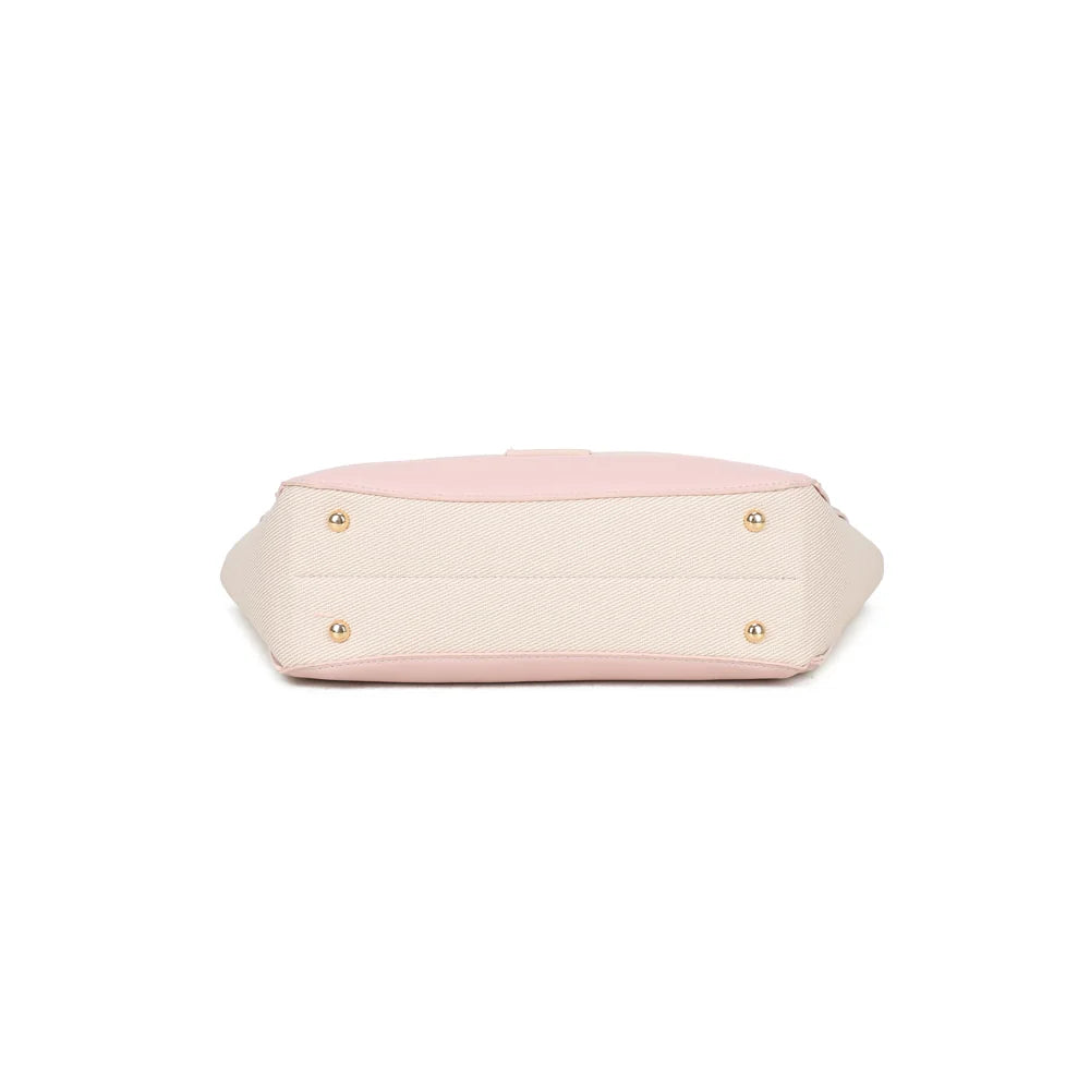 Dessous du Modern Muse rose : base structurée à la bande contrastée – réf. A-9148