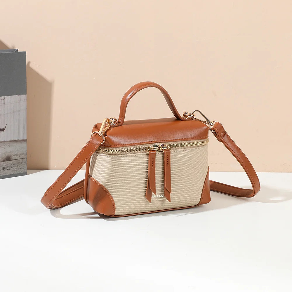 Moka, petit sac à main femme à bandoulière femme – Gallantry Paris – réf. KJ-62091
