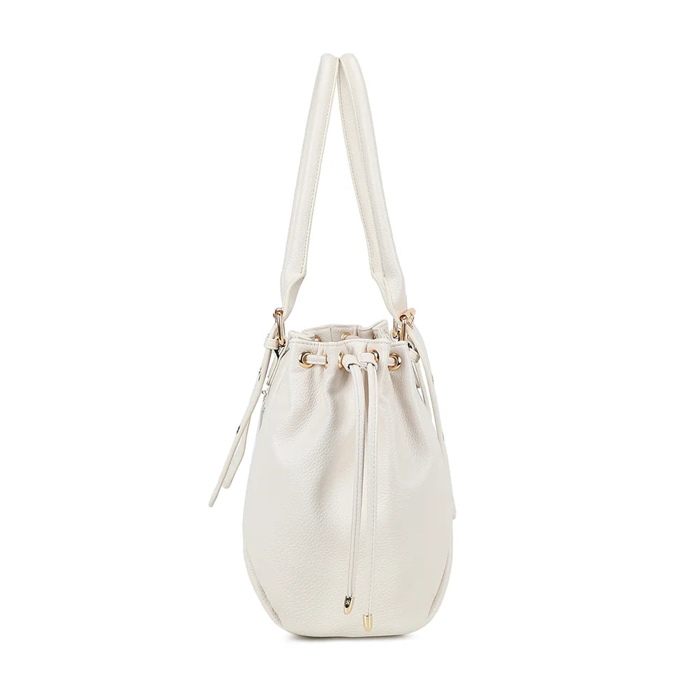 Profil du Montclair Élégance beige : 10 cm de profondeur et cordon coulissant sur le côté – réf. R-62080-1B