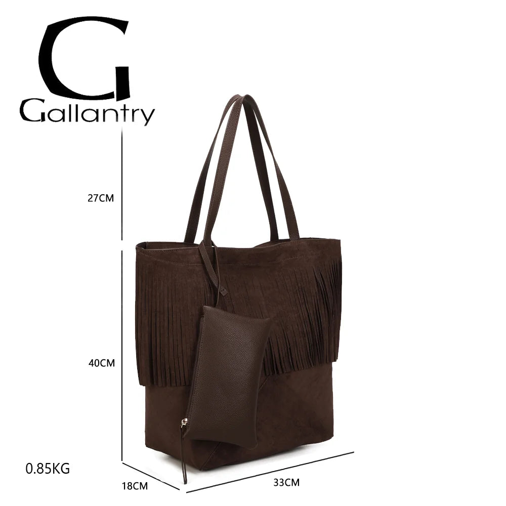 Dimensions du cabas Nalya café : 33 × 18 × 40 cm, anses de 27 cm, poids 0,85 kg – réf. M-9452