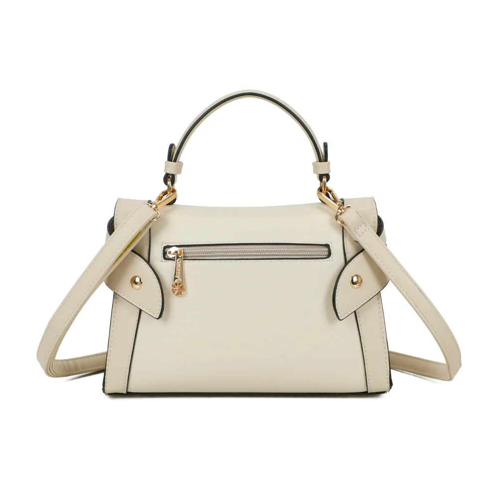 Dos du Naya beige avec sa poche zippée pratique pour garder l’essentiel à portée de main – réf. KJ-62055