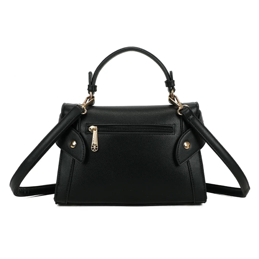 Dos du Naya noir avec sa poche zippée pratique pour garder l’essentiel à portée de main – réf. KJ-62055