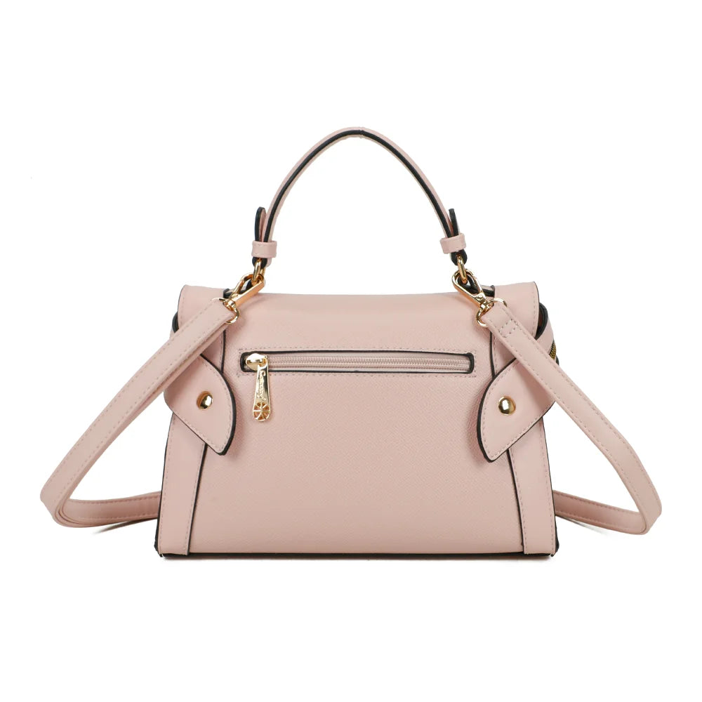 Dos du Naya rose avec sa poche zippée pratique pour garder l’essentiel à portée de main – réf. KJ-62055