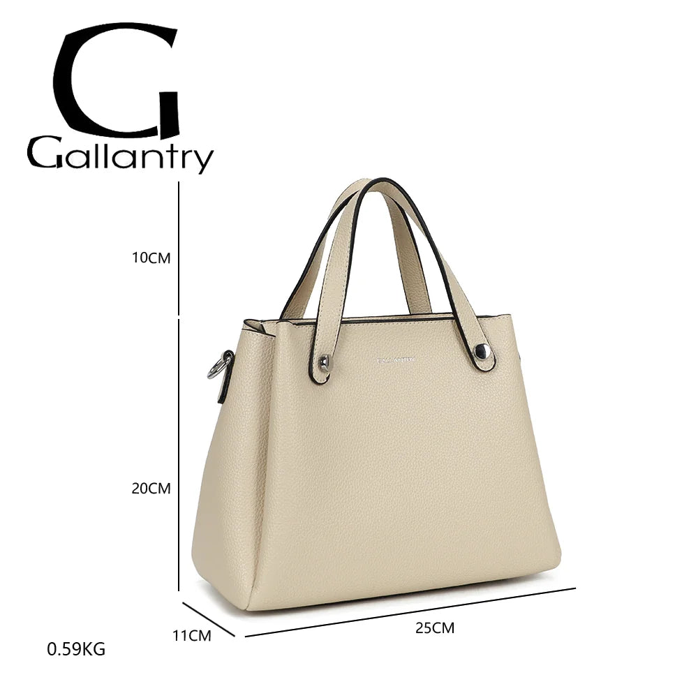 Dimensions du Noa beige clair : 25 × 11 × 20 cm, anses de 10 cm, poids 0,59 kg – réf. DQ-8700