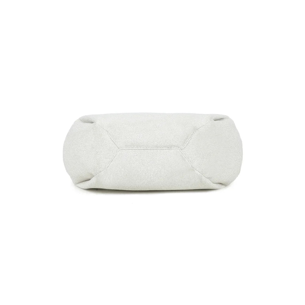Dessous du cabas Palazzo beige/coffee, une silhouette ample pensée pour les essentiels du quotidien – réf. R-2044