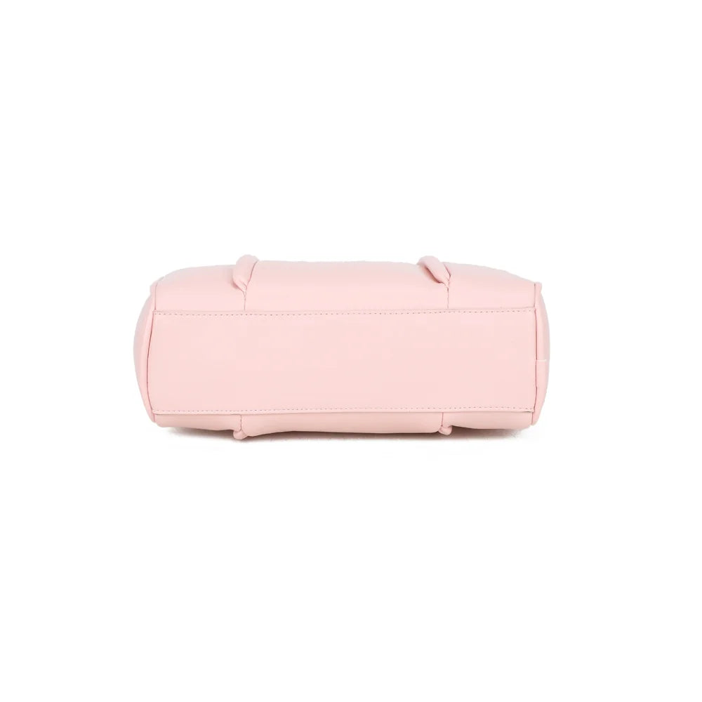 Dessous du Pauline rose : la base d’un format compact de 23 cm de long sur 6 cm de profondeur – réf. KJ-62090