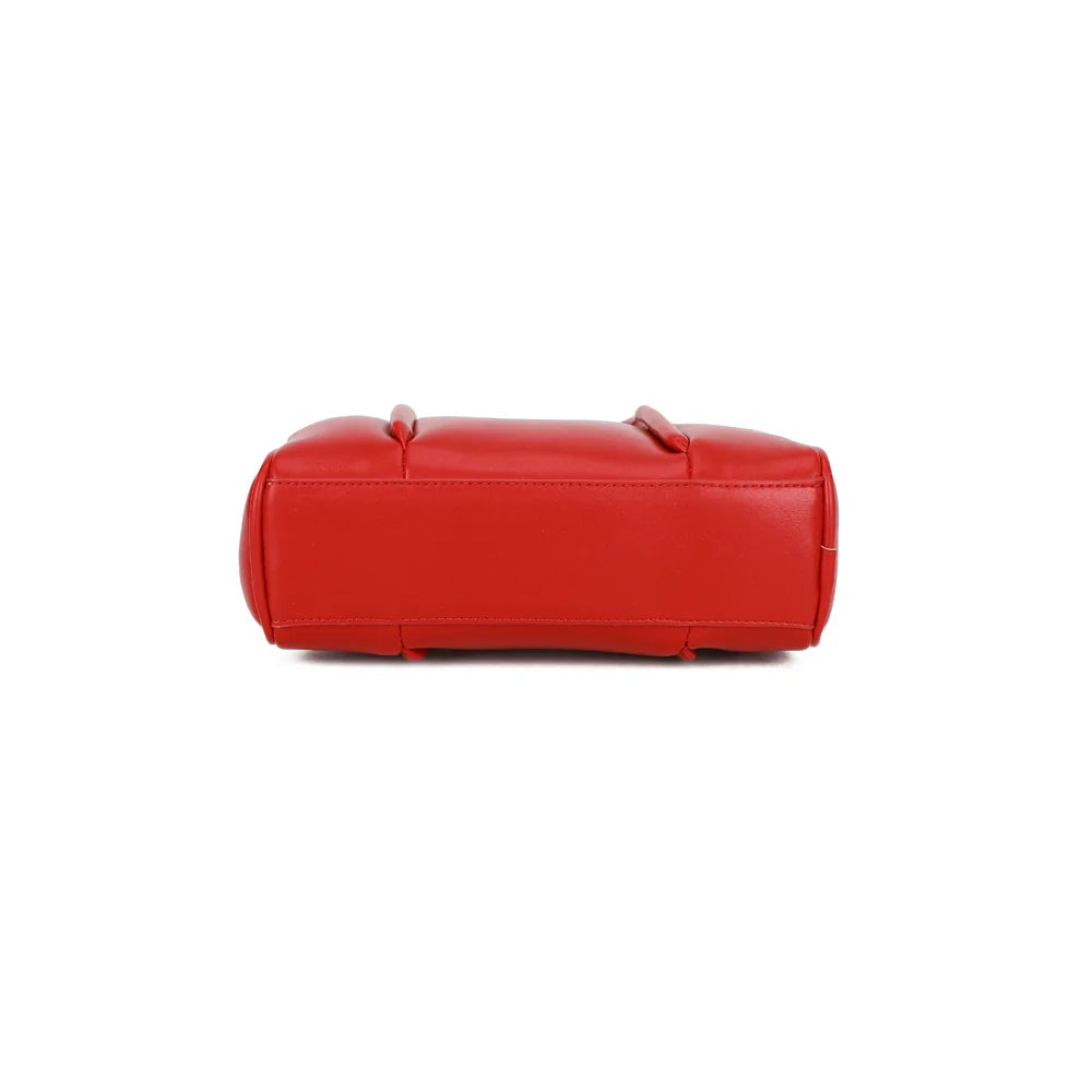 Dessous du Pauline rouge : la base d’un format compact de 23 cm de long sur 6 cm de profondeur – réf. KJ-62090