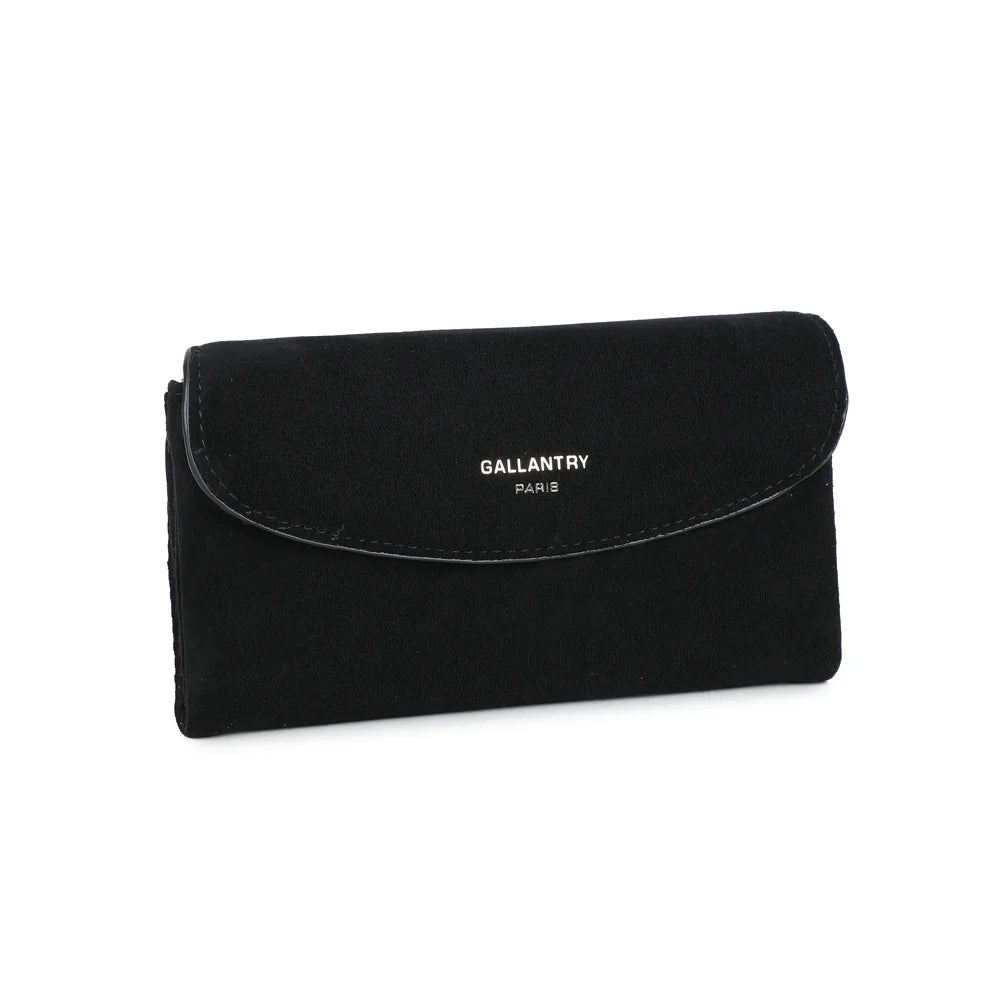 Rosina noir vu de trois quarts : un format compact de 3 cm d’épaisseur qui se glisse dans tous les sacs – réf. SF-69055-1