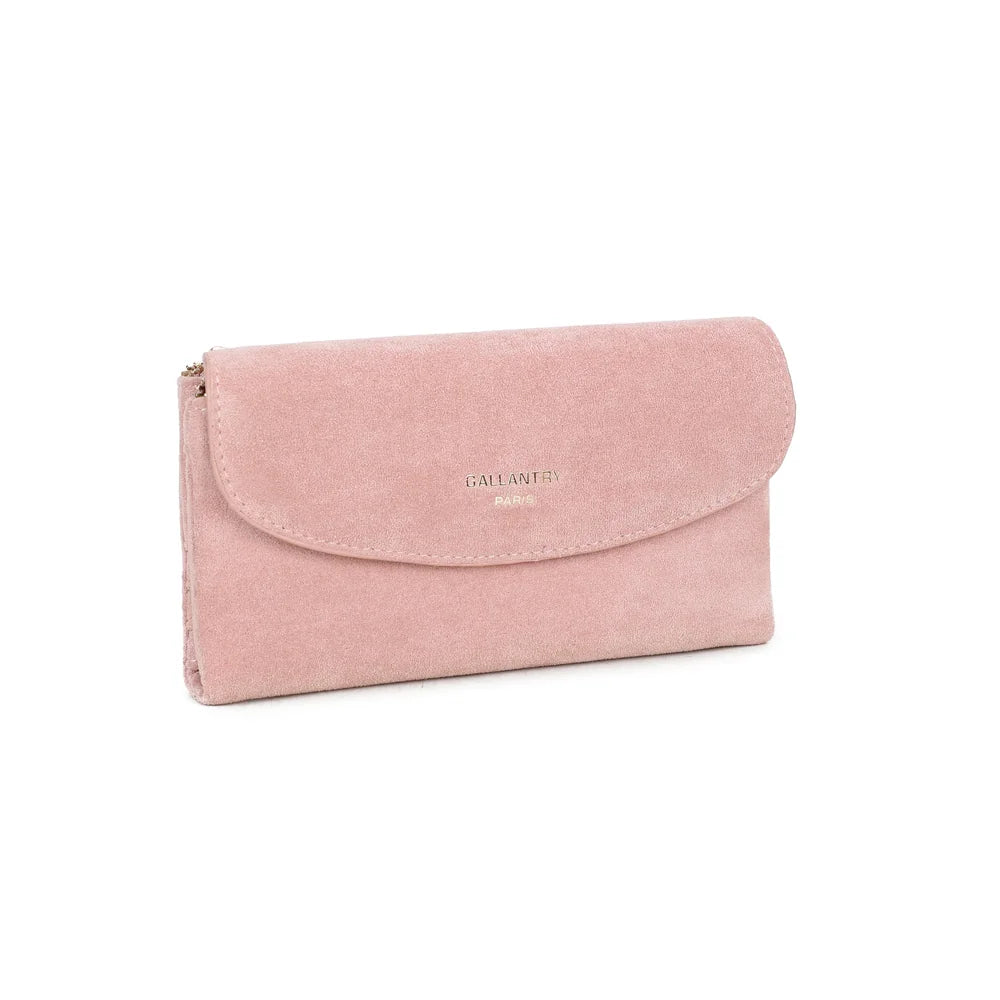 Rosina rose vu de trois quarts : un format compact de 3 cm d’épaisseur qui se glisse dans tous les sacs – réf. SF-69055-1