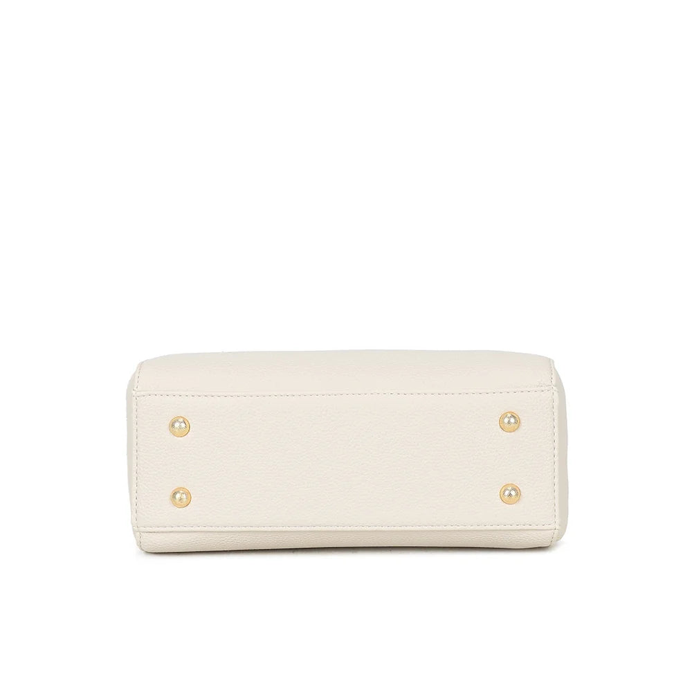 Dessous du Séna beige, base structurée en simili cuir grainé – réf. DG-5804