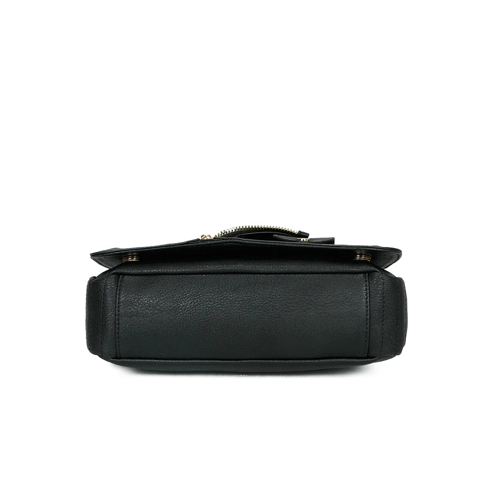 Dessous du Sky Rider noir, pour découvrir la base de ce sac au format 28 × 8 × 20 cm – réf. G-7498