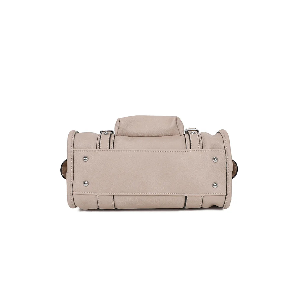 Dessous du Skyla Mat taupe, silhouette compacte de 25 × 10 cm à la base – réf. R-1979-1