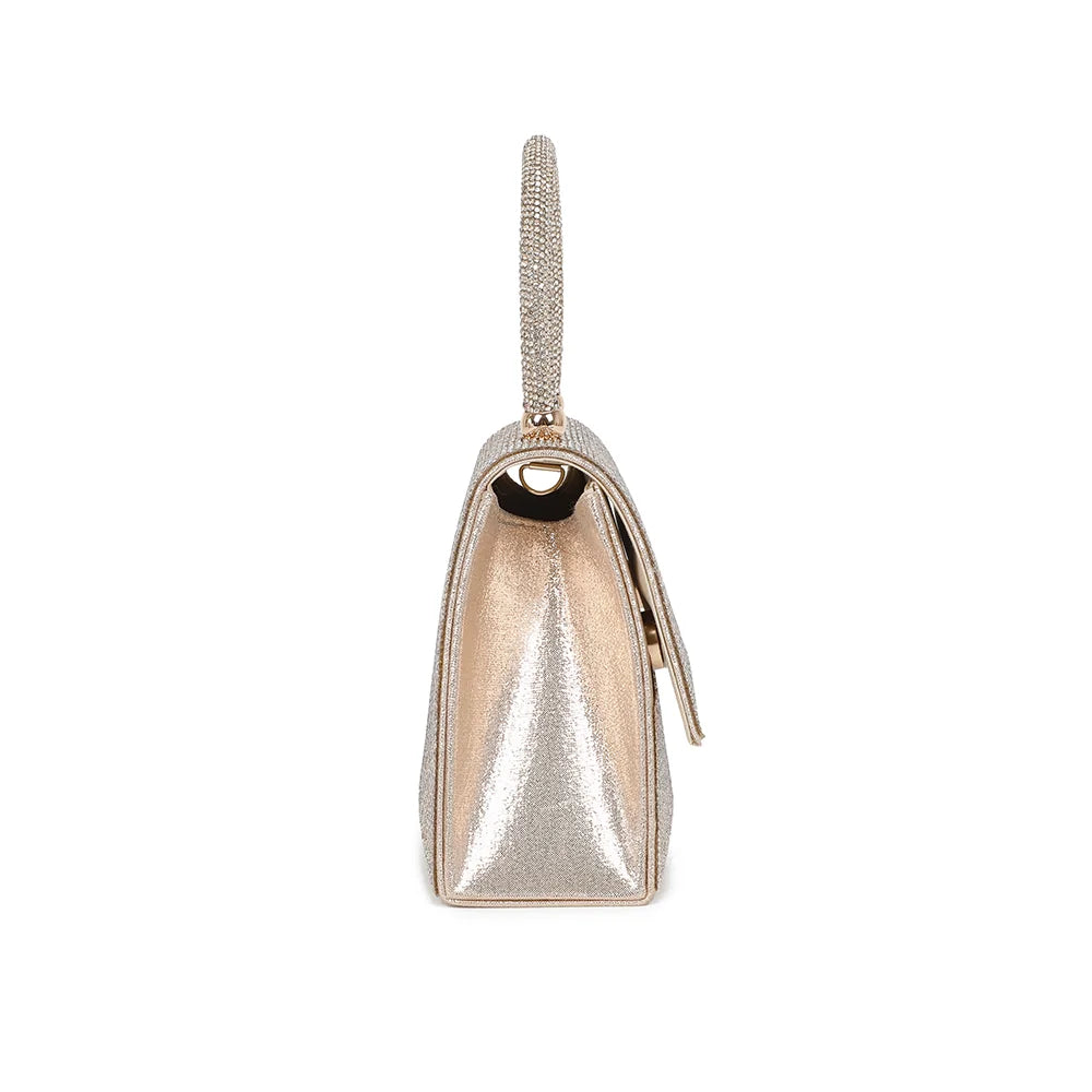 Profil du Stellaire bronze : côté lisse à effet brillant et format compact de 8,5 cm de profondeur – réf. LD-93004
