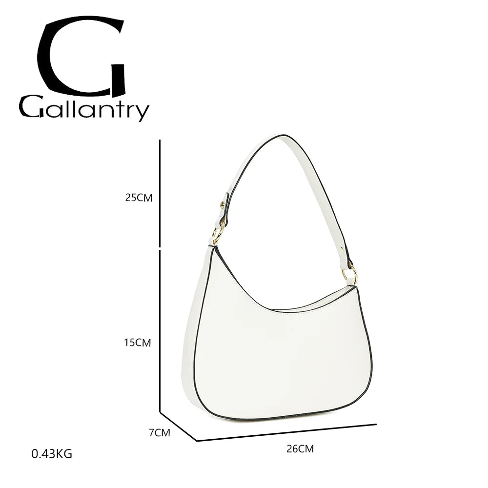 Dimensions du Tereza blanc : 26 × 7 × 15 cm, anse de 25 cm de hauteur, 0,43 kg – réf. R-1957