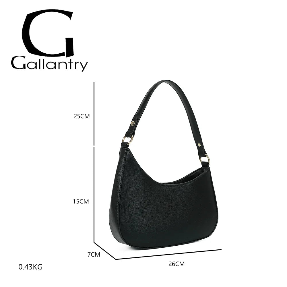 Dimensions du Tereza noir : 26 × 7 × 15 cm, anse de 25 cm de hauteur, 0,43 kg – réf. R-1957