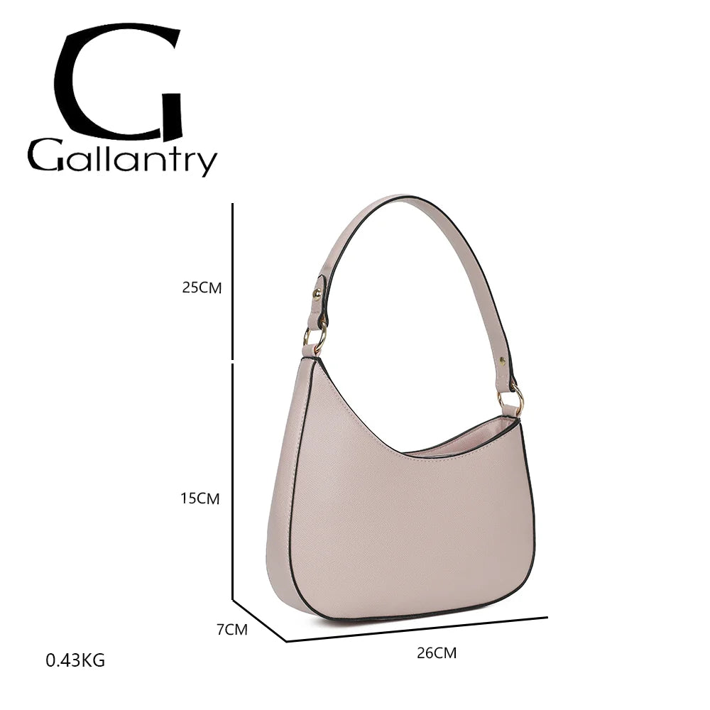 Dimensions du Tereza rose : 26 × 7 × 15 cm, anse de 25 cm de hauteur, 0,43 kg – réf. R-1957